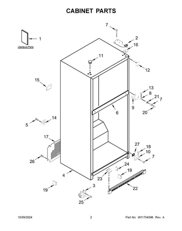 Cabinet parts