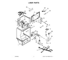 Whirlpool WRT511SZDM04 liner parts diagram