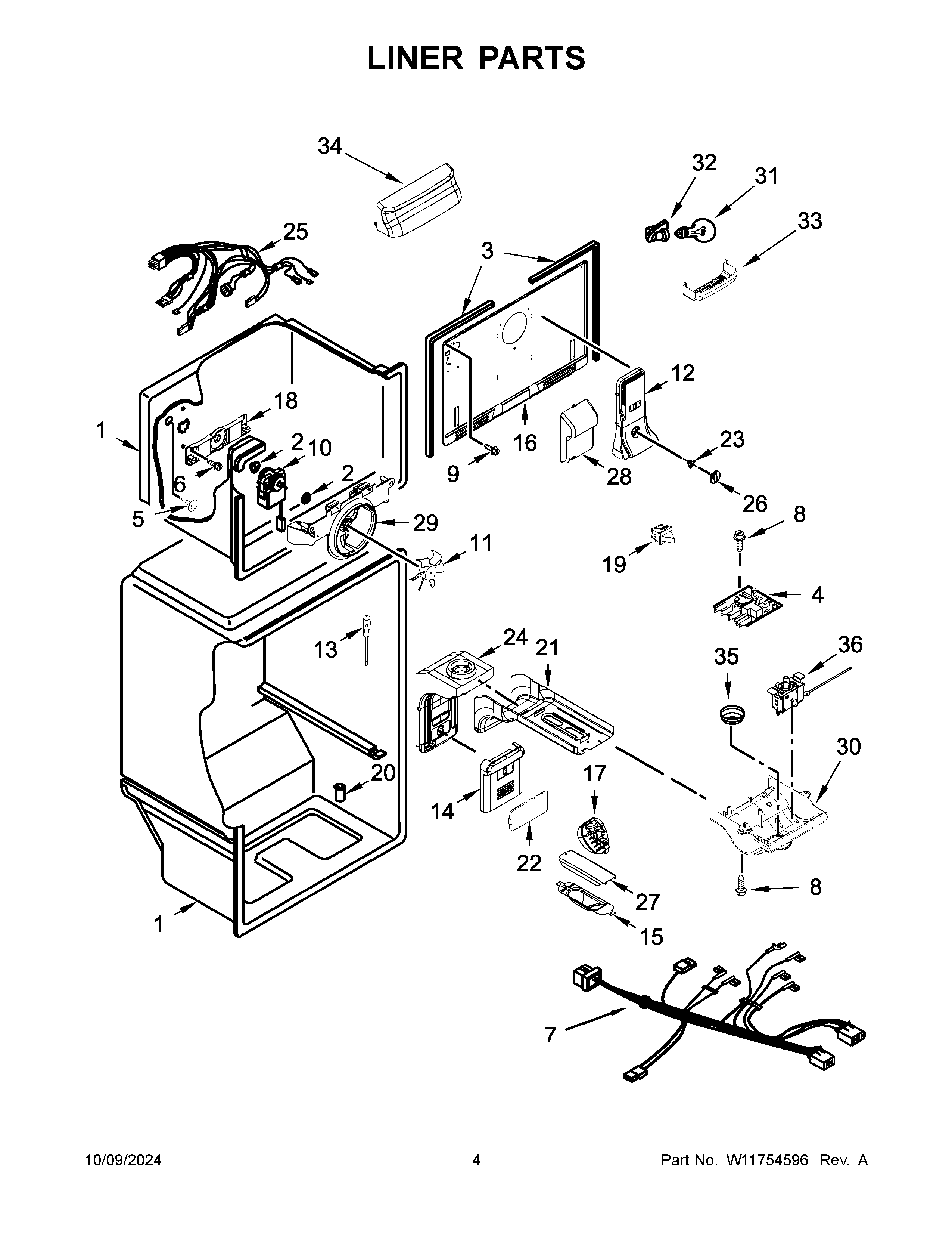 Liner parts