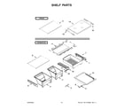 Whirlpool WRT511SZDM04 shelf parts diagram