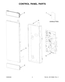 Control panel parts