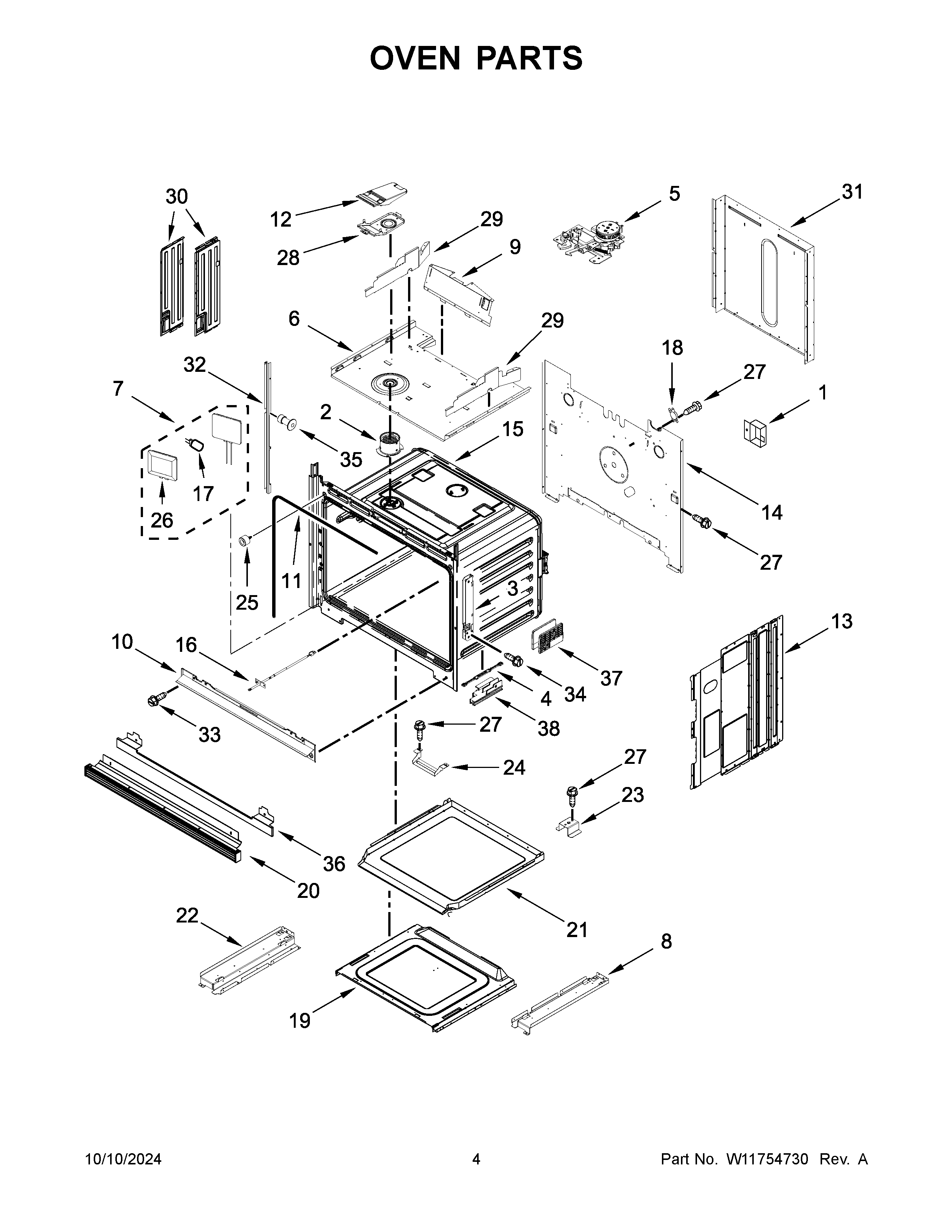 Oven parts