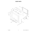 Jenn-Air JES1450ML1 door parts diagram