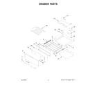 Jenn-Air JES1450ML1 drawer parts diagram