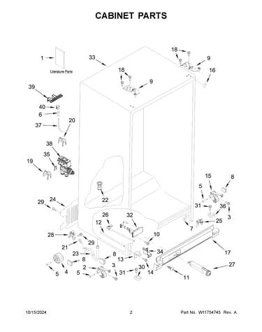 Cabinet parts