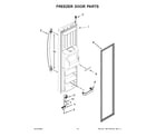 Maytag MRSF4036PZ02 freezer door parts diagram