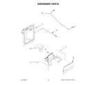 Maytag MRSF4036PZ02 dispenser parts diagram