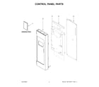 Whirlpool WMMS3130RW00 control panel parts diagram