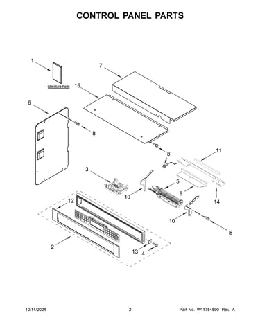 Control panel parts