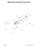 Motor and control unit parts