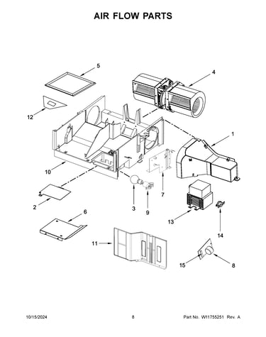 Air flow parts