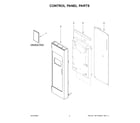 Whirlpool YWMMS3130RZ00 control panel parts diagram