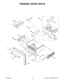 Freezer door parts