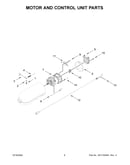 Motor and control unit parts