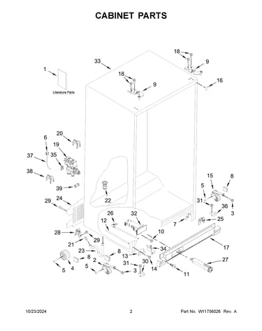 Cabinet parts