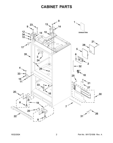 Cabinet parts