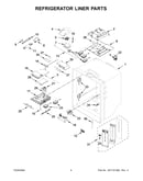 Refrigerator liner parts