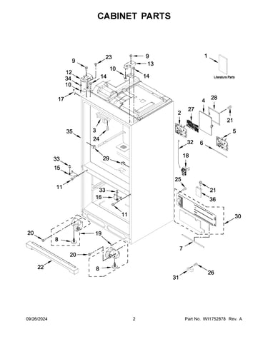 Cabinet parts