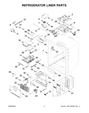 Refrigerator liner parts