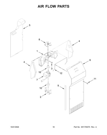 Air flow parts