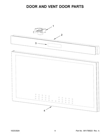 Door and vent door parts