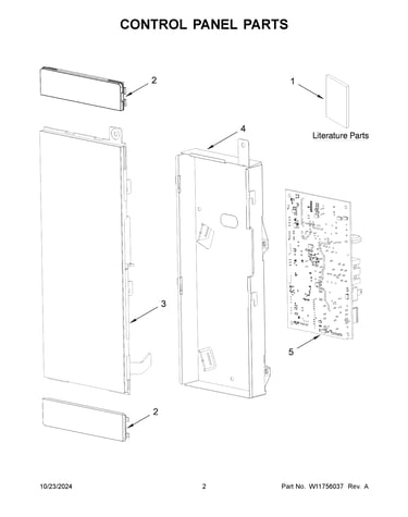 Control panel parts