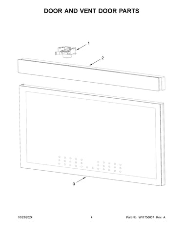 Door and vent door parts