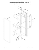 Refrigerator door parts