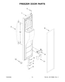 Freezer door parts
