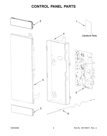 Control panel parts