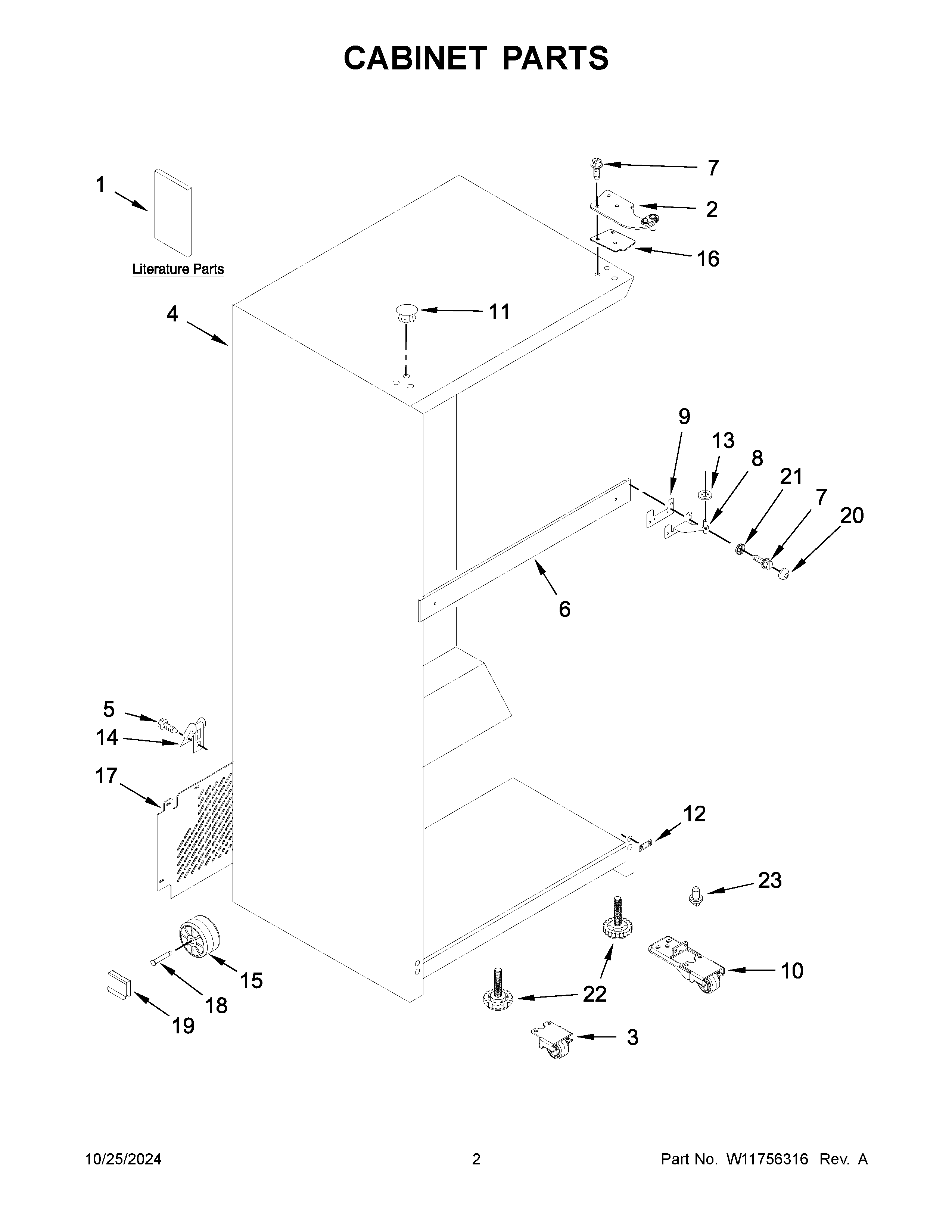 Cabinet parts