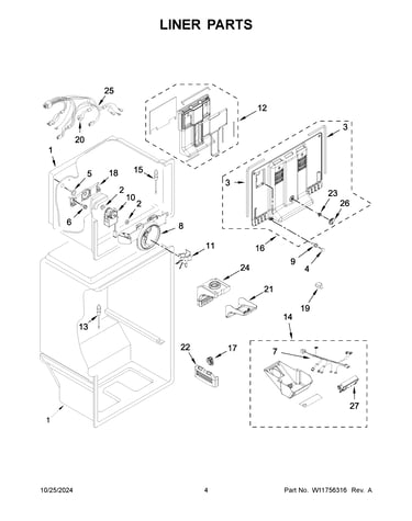 Liner parts
