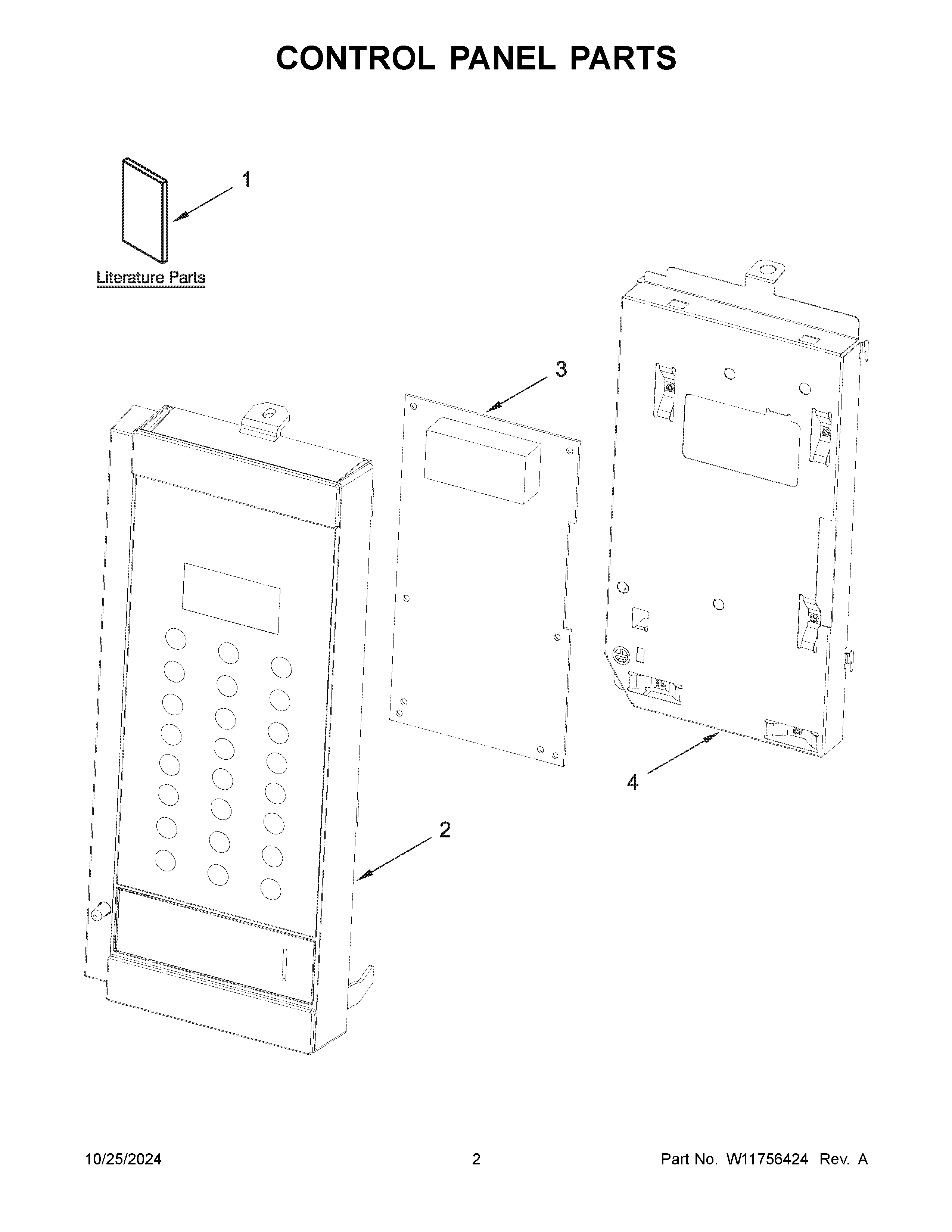 CONTROL PANEL PARTS