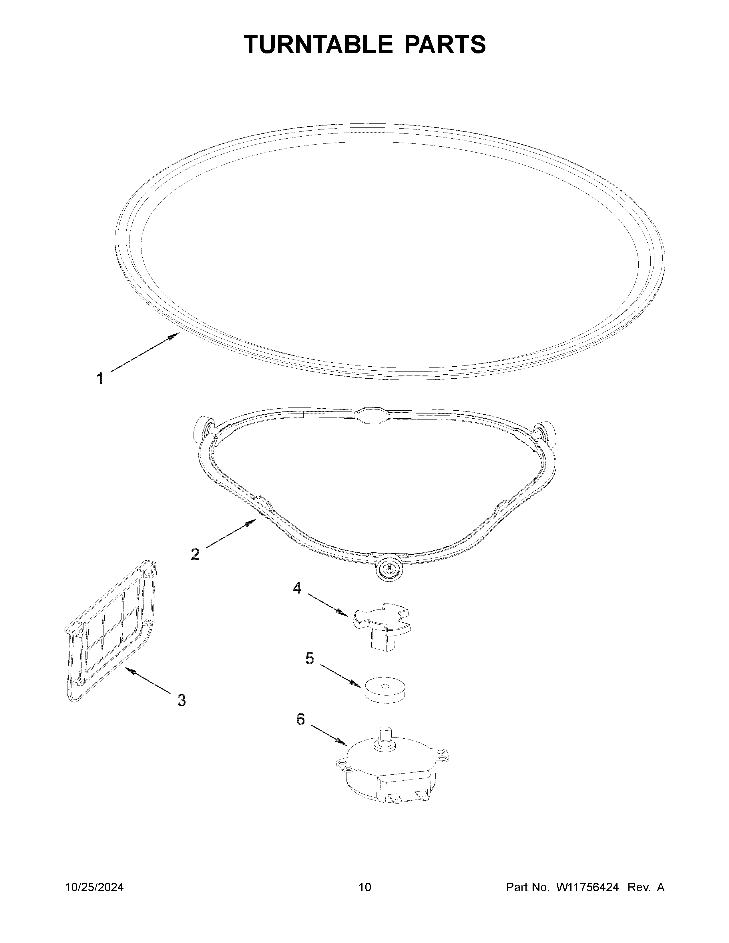 TURNTABLE PARTS