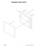 Freezer door parts