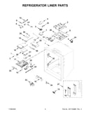 Refrigerator liner parts