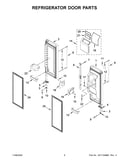 Refrigerator door parts