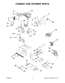 Cabinet and stirrer parts
