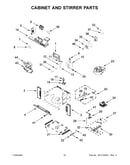 Cabinet and stirrer parts