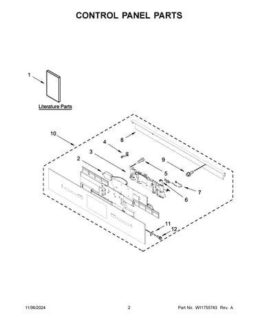 Control panel parts
