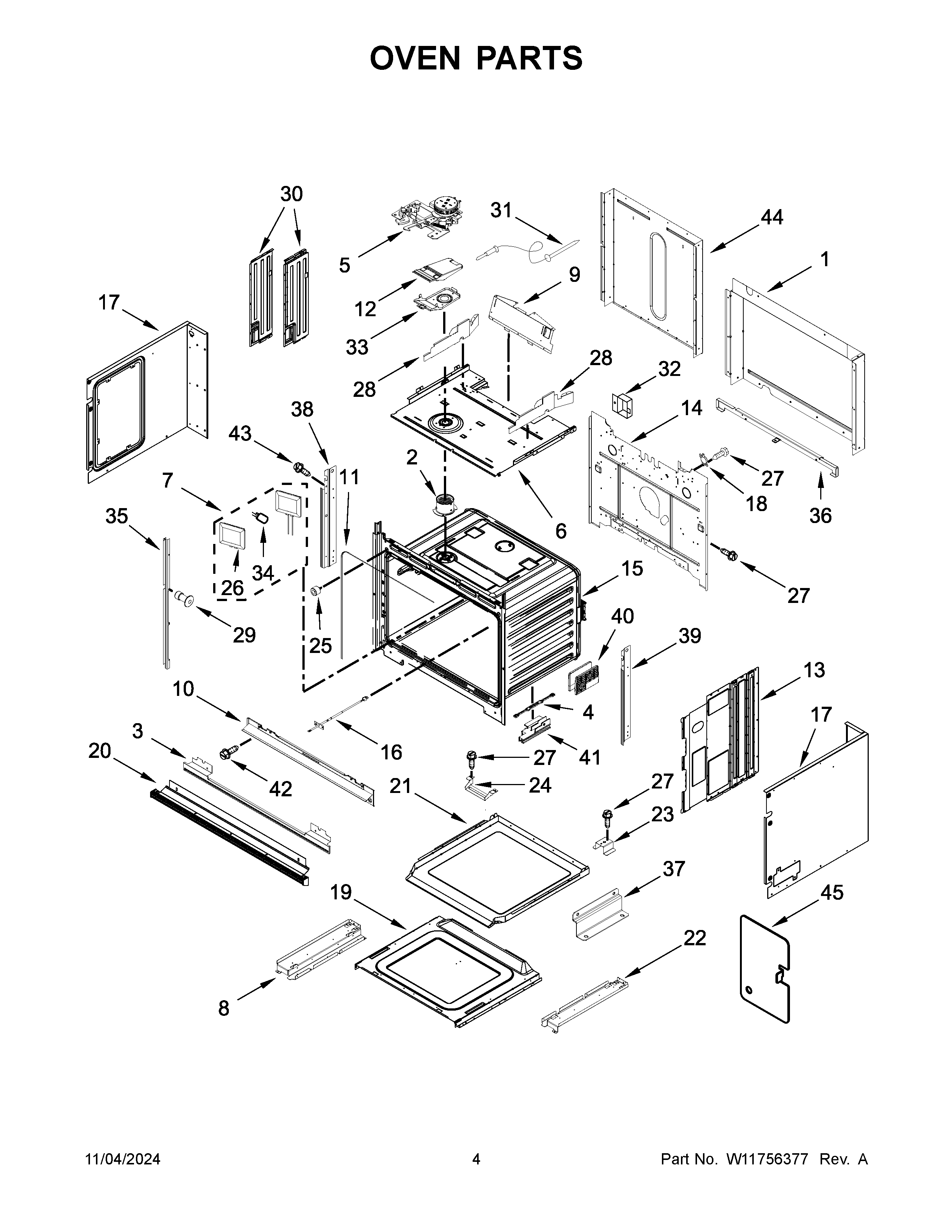 Oven parts