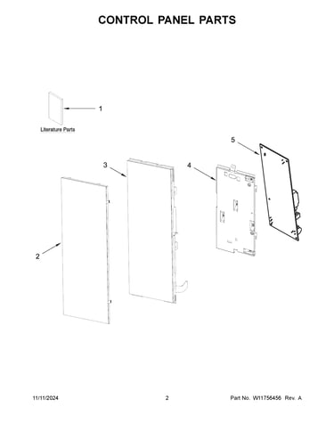 Control panel parts