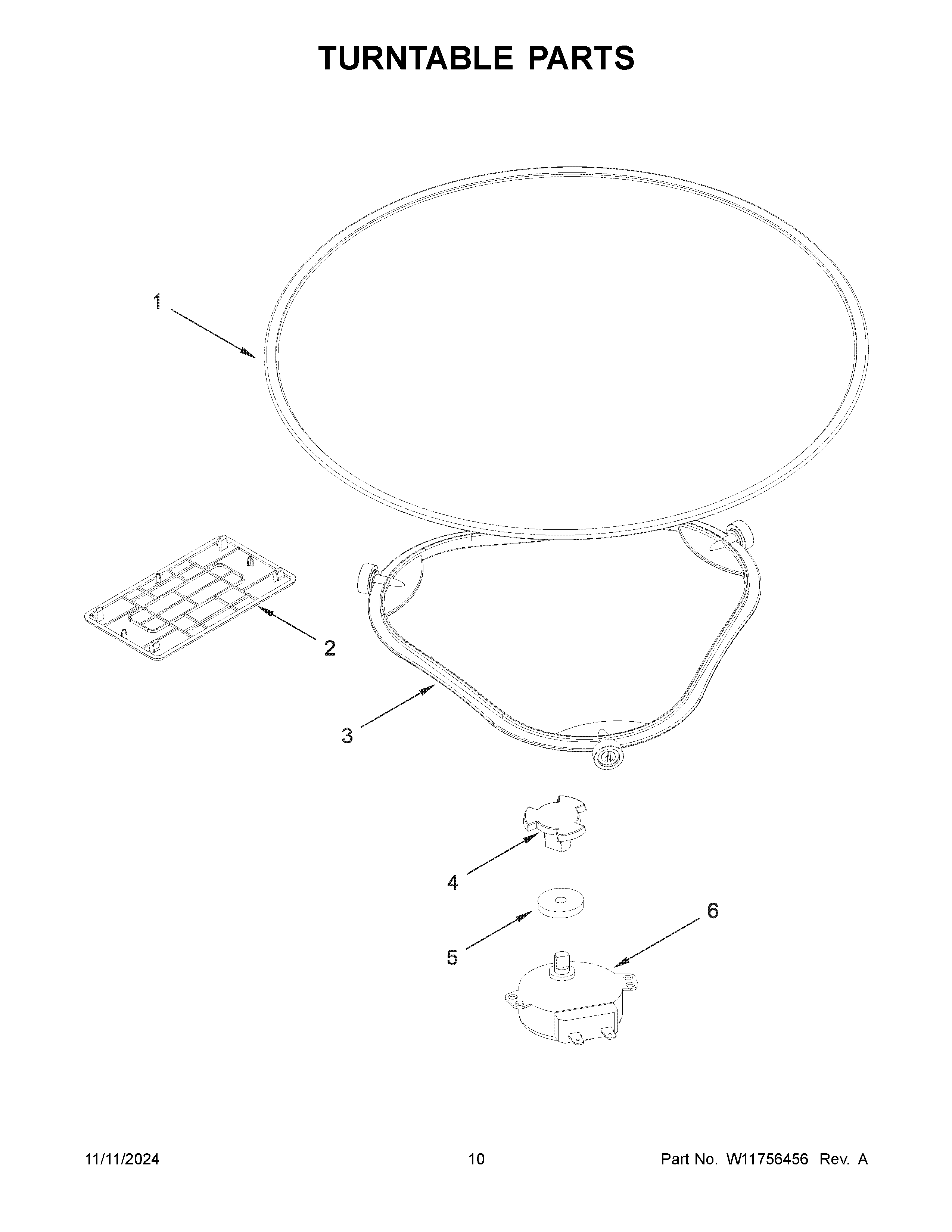Turntable parts