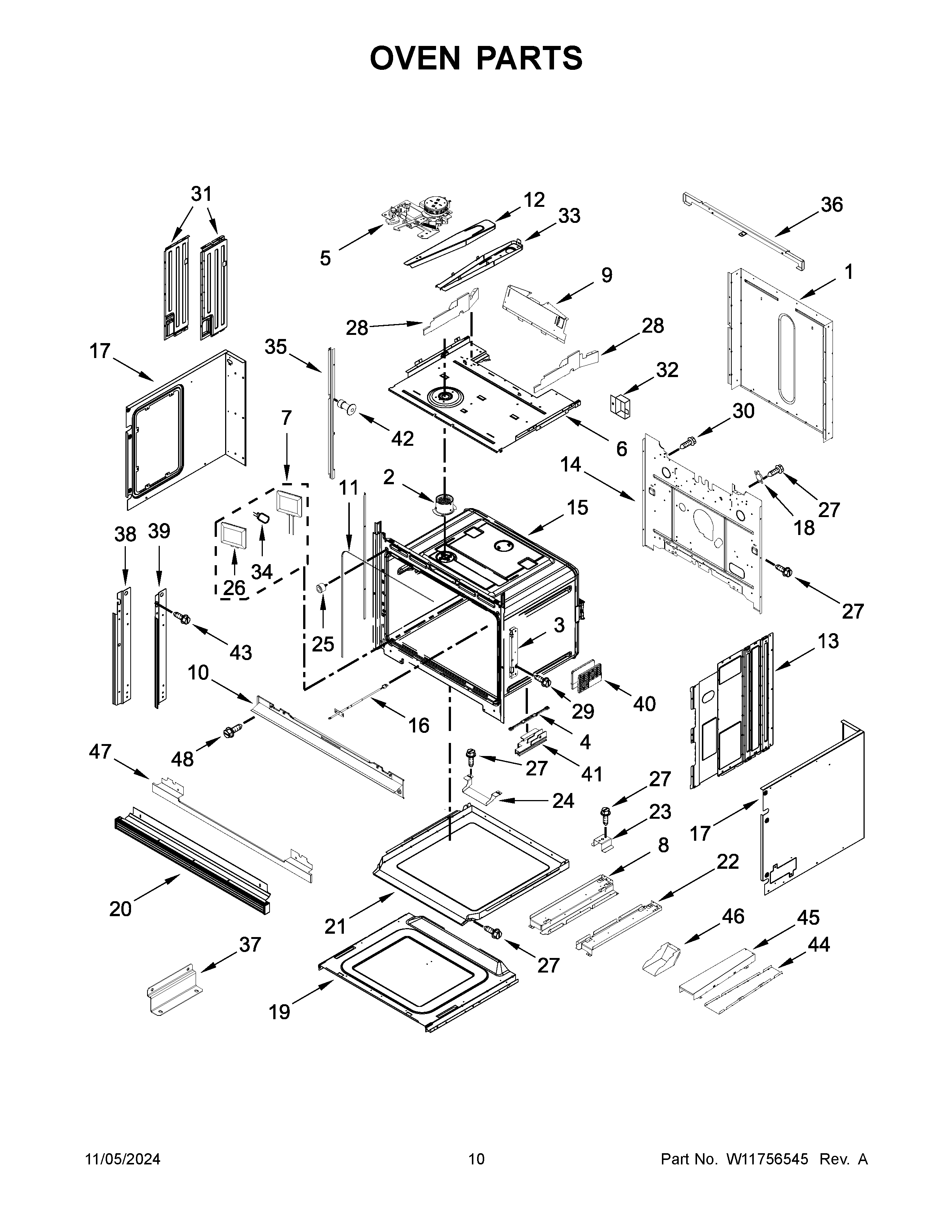 Oven parts