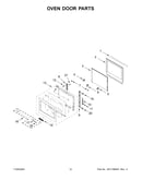 Oven door parts