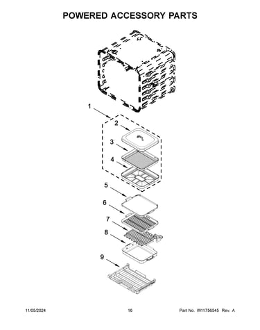 Powered accessory parts