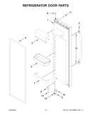 Refrigerator door parts
