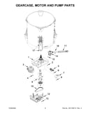 Gearcase, motor and pump parts