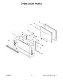 Oven door parts