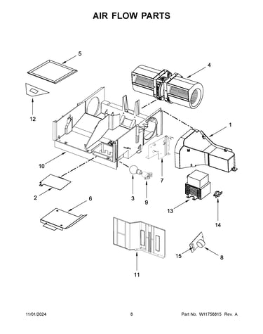 Air flow parts